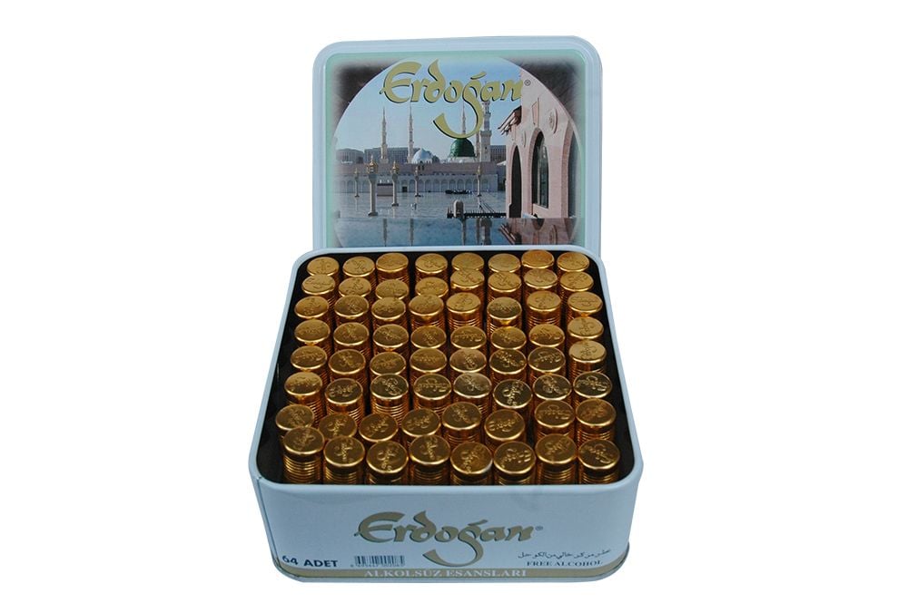 Erdoğan Metal Kutu Export Gül Lux Kalite 64 Adet ( Karma Esans Seçeneği de Bulunmaktadır)