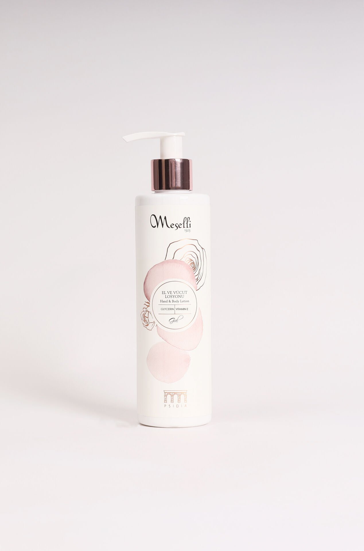 Meselli Besleyici ve Nemlendirici El & Vücut Losyonu Gül 250ML